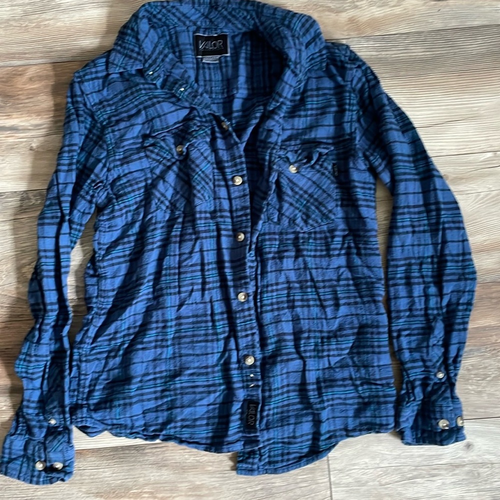 ⭐️3 FOR $13⭐️
Blue soft flannel